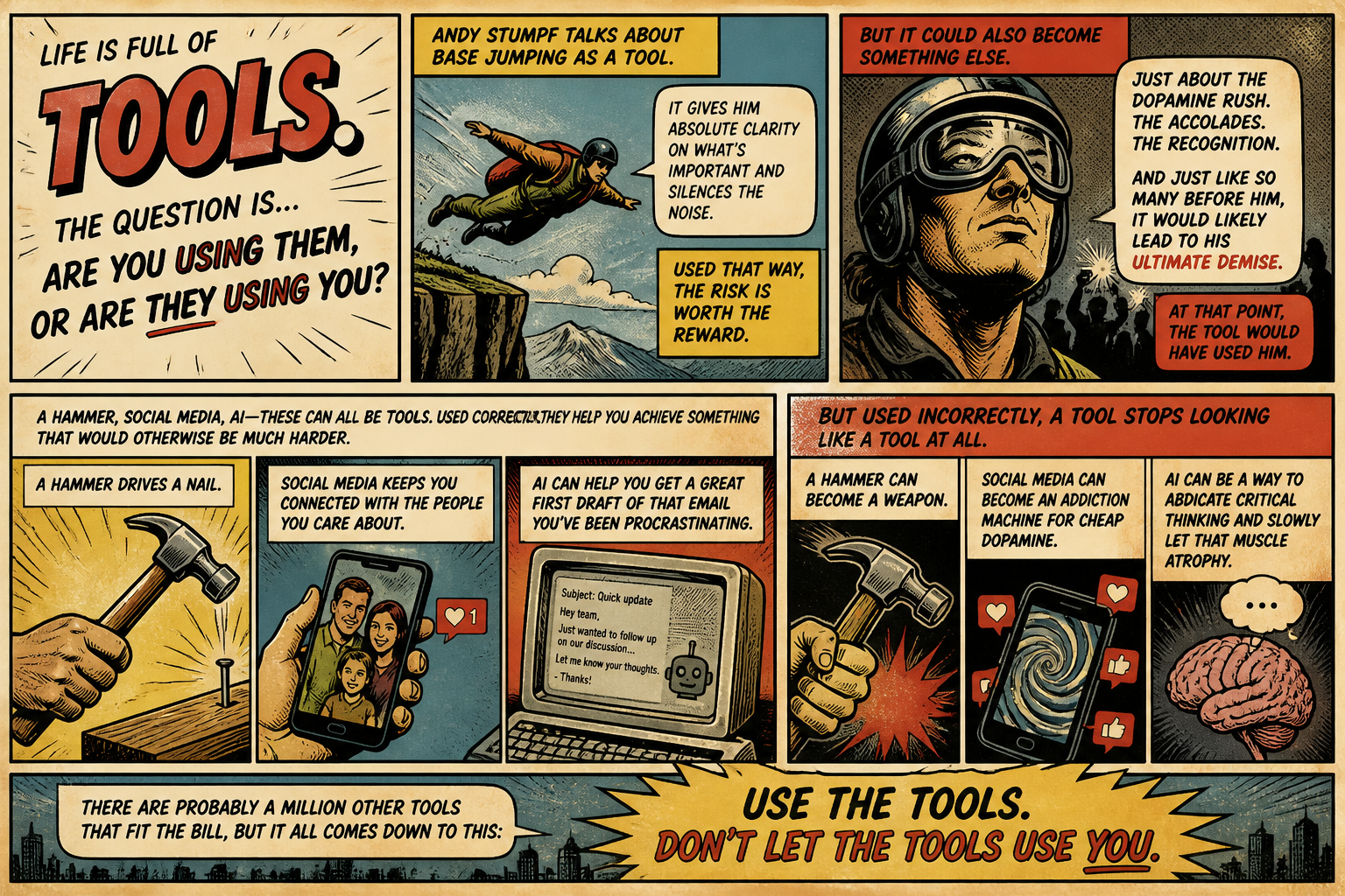Life is full of tools comic